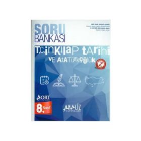 8. Sınıf AORT T.C. İnkılap Tarihi ve Atatürkçülük Soru Bankası-Analiz Yayınları