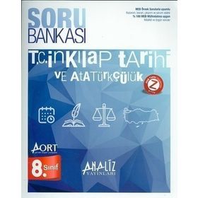8. Sınıf AORT T.C. İnkılap Tarihi ve Atatürkçülük Soru Bankası-Analiz Yayınları