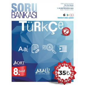 8. Sınıf AORT Türkçe Soru Bankası Analiz Yayınları