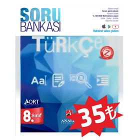 8. Sınıf AORT Türkçe Soru Bankası Analiz Yayınları