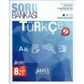 8. Sınıf AORT Türkçe Soru Bankası Analiz Yayınları