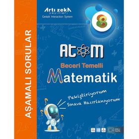 8. Sınıf Atom Matematik Aşamalı Soru Bankası Artı Zeka Yayınları