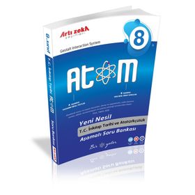 8. Sınıf Atom T.C. İnkılap Tarihi ve Atatürkçülük Aşamalı Soru Bankası Artı Zeka Yayınları