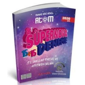 8. Sınıf Atom T.C. İnkılap Tarihi ve Atatürkçülük Aşamalı Soru Bankası Artı Zeka Yayınları