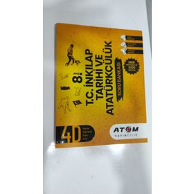 8. Sınıf Atom TC İnkılap Tarihi ve Atatürkçülük Süpernova Tamamı Yeni Nesil Deneme Artı Zeka Yayınları