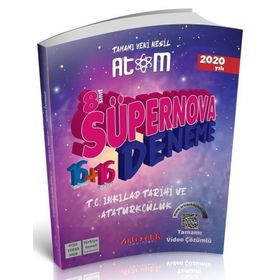 8. Sınıf Atom TC İnkılap Tarihi ve Atatürkçülük Süpernova Tamamı Yeni Nesil Deneme Artı Zeka Yayınları