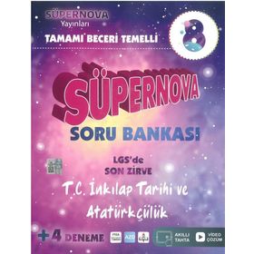 8. Sınıf Atom TC İnkılap Tarihi ve Atatürkçülük Süpernova Tamamı Yeni Nesil Deneme Artı Zeka Yayınları