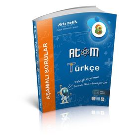 8. Sınıf Atom Türkçe Aşamalı Soru Bankası Artı Zeka Yayınları