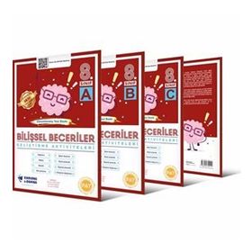 8. Sınıf Bilişsel Beceriler Geliştirme Aktiviteleri Seti A B C Seri - Curious Genius Yayınları