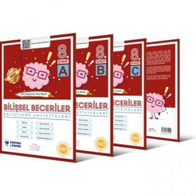 8. Sınıf Bilişsel Beceriler Geliştirme Aktiviteleri Seti A B C Seri - Curious Genius Yayınları