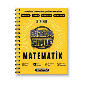 8. Sınıf Bizim Sınıf Matematik Defteri - Startfen Yayınları