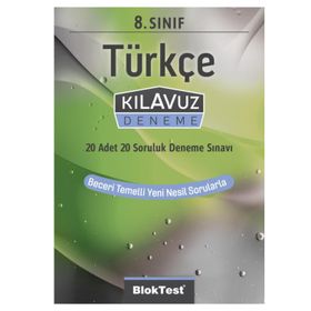 8. Sınıf Bloktest Türkçe Tekrar Testleri Tudem Yayınları