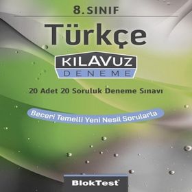 8. Sınıf Bloktest Türkçe Tekrar Testleri Tudem Yayınları