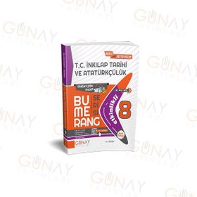 8. Sınıf Bumerang Etkinlikli T.C. İnkılap Tarihi Ve Atatürkçülük-Günay Yayınları