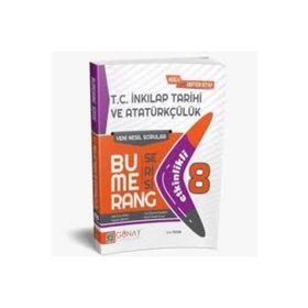 8. Sınıf Bumerang T.C. İnkılap Tarihi ve Atatürkçülük Akıllı Defter - Günay Yayınları