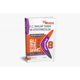 8. Sınıf Bumerang T.C. İnkılap Tarihi ve Atatürkçülük Akıllı Defter - Günay Yayınları