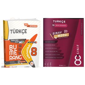 8. Sınıf Bumerang Türkçe Akıllı Defter - Günay Yayınları