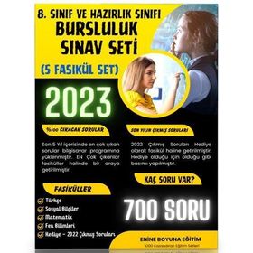 8. Sinif Bursluluk Sinav Seti 5 Fasikul Kitap