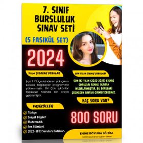 8. Sinif Bursluluk Sinav Seti 5 Fasikul Kitap