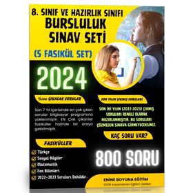 8. Sinif Bursluluk Sinav Seti 5 Fasikul Kitap