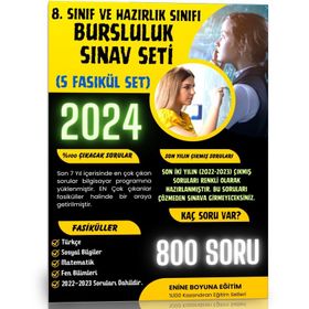 8. Sinif Bursluluk Sinav Seti 5 Fasikul Kitap