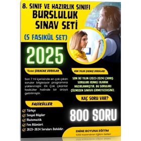 8. Sinif Bursluluk Sinav Seti 5 Fasikul Kitap