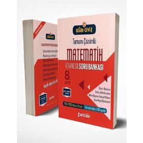 8.Sınıf Çetin Ceviz Matematik Soru Bankası Artıbir Yayınları
