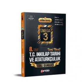 8. Sınıf Çetin Ceviz Omega 3 İnkılap Tarihi ve Atatürkçülük Soru Bankası-Artıbir Yayınları