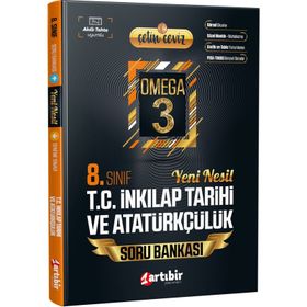 8. Sınıf Çetin Ceviz Omega T.C.İnkılap Tarihi ve Atatürkçülük Soru Bankası-Artıbir Yayınları