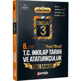 8. Sınıf Çetin Ceviz Omega T.C.İnkılap Tarihi ve Atatürkçülük Soru Bankası-Artıbir Yayınları