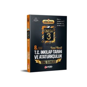 8. Sınıf Çetin Ceviz Omega T.C.İnkılap Tarihi ve Atatürkçülük Soru Bankası-Artıbir Yayınları