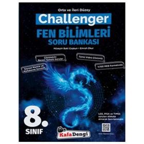 8.Sınıf Challenger Fen Bilimleri Soru Bankası Azza 3'lü Platin LGS Denemesi-Kafadengi Yayınları