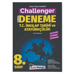 8. Sınıf Challenger İnkılap Tarihi 20 Branş Denemesi - Kafa Dengi Yayınları