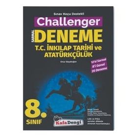 8. Sınıf Challenger Inkılap Tarihi Ve Atatürkçülük 12'li Deneme - Kafa Dengi Yayınları