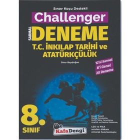 8. Sınıf Challenger Inkılap Tarihi Ve Atatürkçülük 12'li Deneme - Kafa Dengi Yayınları