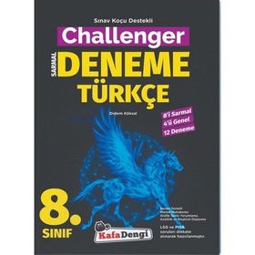 8. Sınıf Challenger Türkçe 12'li Deneme - Kafa Dengi Yayınları