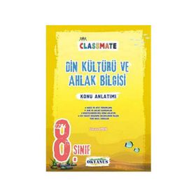 8.Sınıf Classmate Din Kültürü Ve Ahlak Bilgisi Konu Anlatım Okyanus Yayınları
