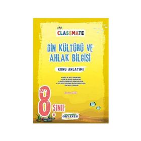 8. Sınıf Classmate Din Kültürü ve Ahlak Bilgisi Konu Anlatımlı-Okyanus Yayınları