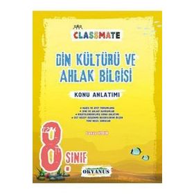 8. Sınıf Classmate Din Kültürü ve Ahlak Bilgisi Konu Anlatımlı-Okyanus Yayınları