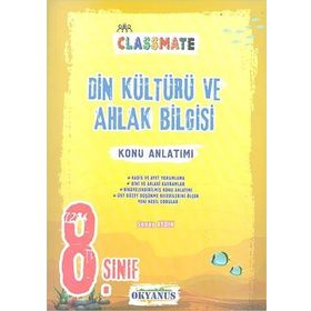8. Sınıf Classmate Din Kültürü ve Ahlak Bilgisi Konu Anlatımlı-Okyanus Yayınları