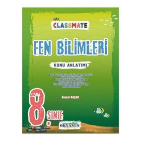 8 Sınıf Classmate Fen Bilimleri Konu Anlatımlı Okyanus Yayınları