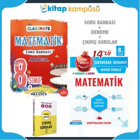 8.Sınıf Classmate Matematik Fen Türkçe Soru Bankası 2020 Okyanus Yayınları
