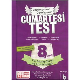 8. Sınıf Cumartesitest T. C İnkılap Tarihi ve Atatürkçülük Kollektif Basamak Yayınları