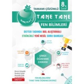 8. Sınıf Defter Tadında Tane Tane Fen Bilimleri-Nartest Yayınevi