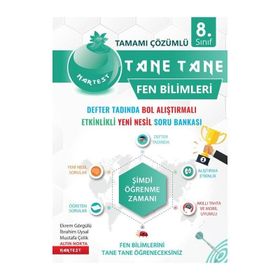 8. Sınıf Defter Tadında Tane Tane Fen Bilimleri-Nartest Yayınevi