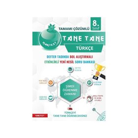 8. Sınıf Defter Tadında Tane Tane Türkçe - Nartest Yayınevi