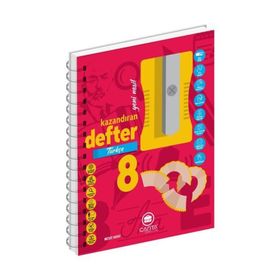 8. Sınıf Defter Türkçe Okula Yardımcı Kazandıran Defter 2 - Çanta Yayınları