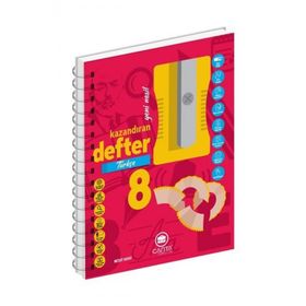 8. Sınıf Defter Türkçe Okula Yardımcı Kazandıran Defter 2 - Çanta Yayınları