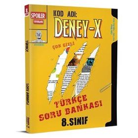 8. Sınıf Deney X Türkçe Soru Bankası