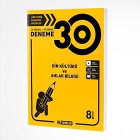 8. Sınıf Din Kiltürü ve Ahlak Bilgisi 30'lu Deneme-Hız Yayınları